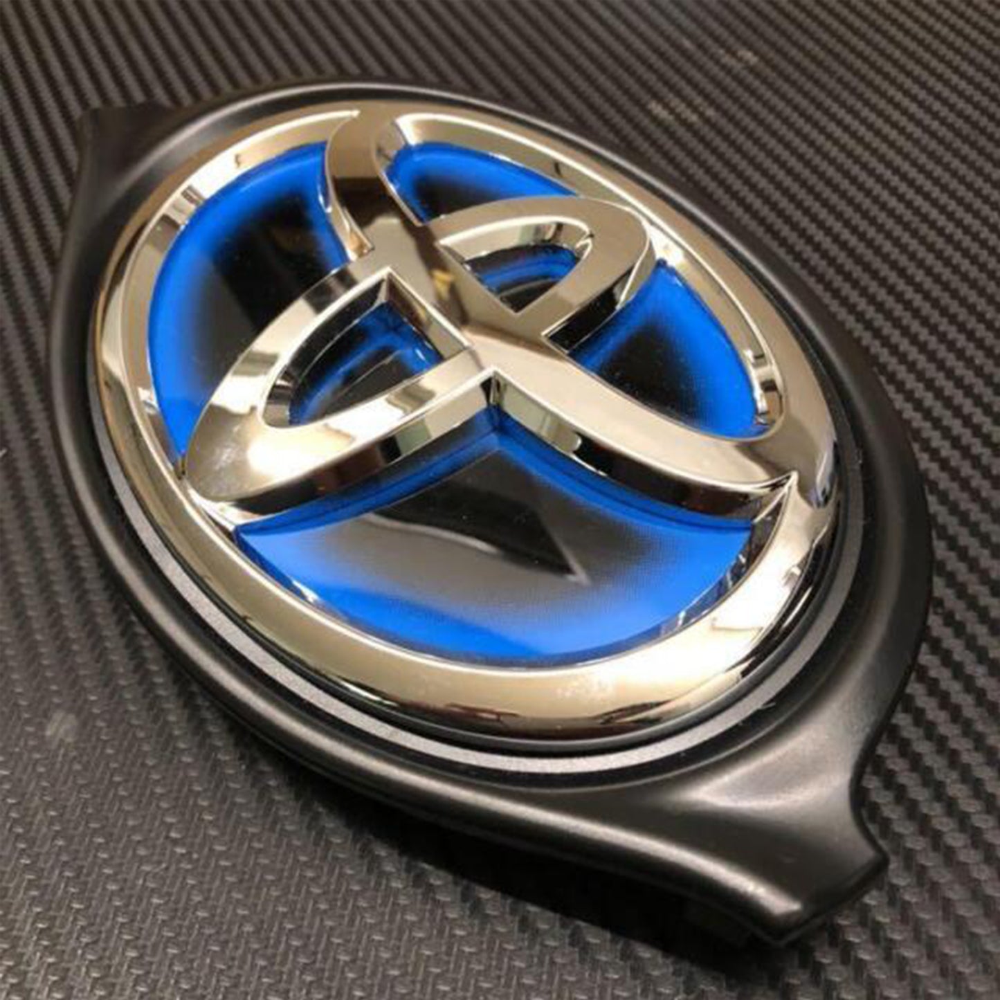 Toyota Prius Rear Highlander New Genuine Front Logo Badge Emblem Long 14 Cm 140 Mm Height 9.5 Cm 95 Mm
