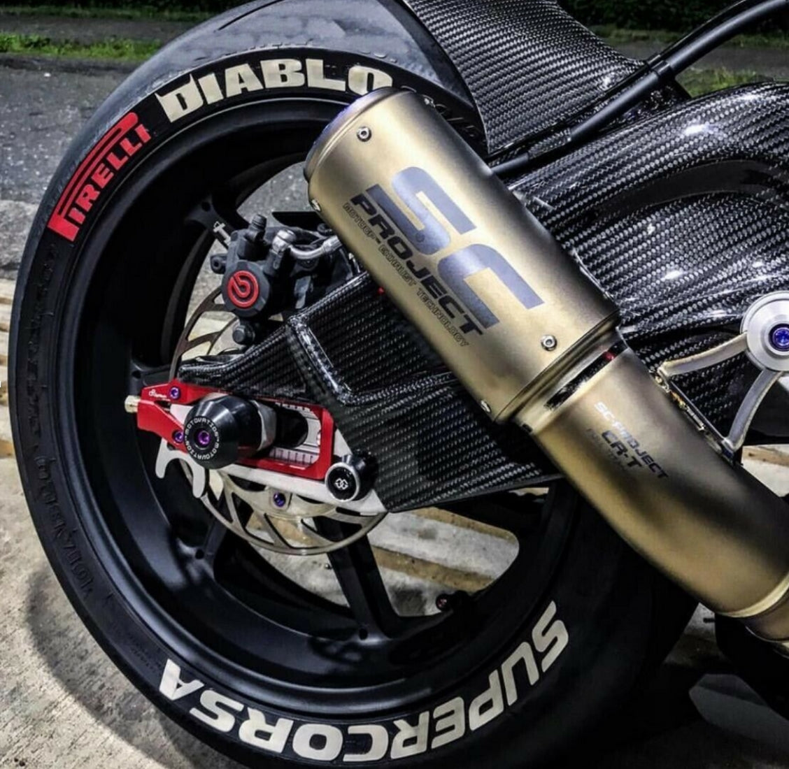 Permanent Tire Lettering Stickers Pirelli Diablo Supercorsa set 4 wheels 32mm for 14" to 22"
