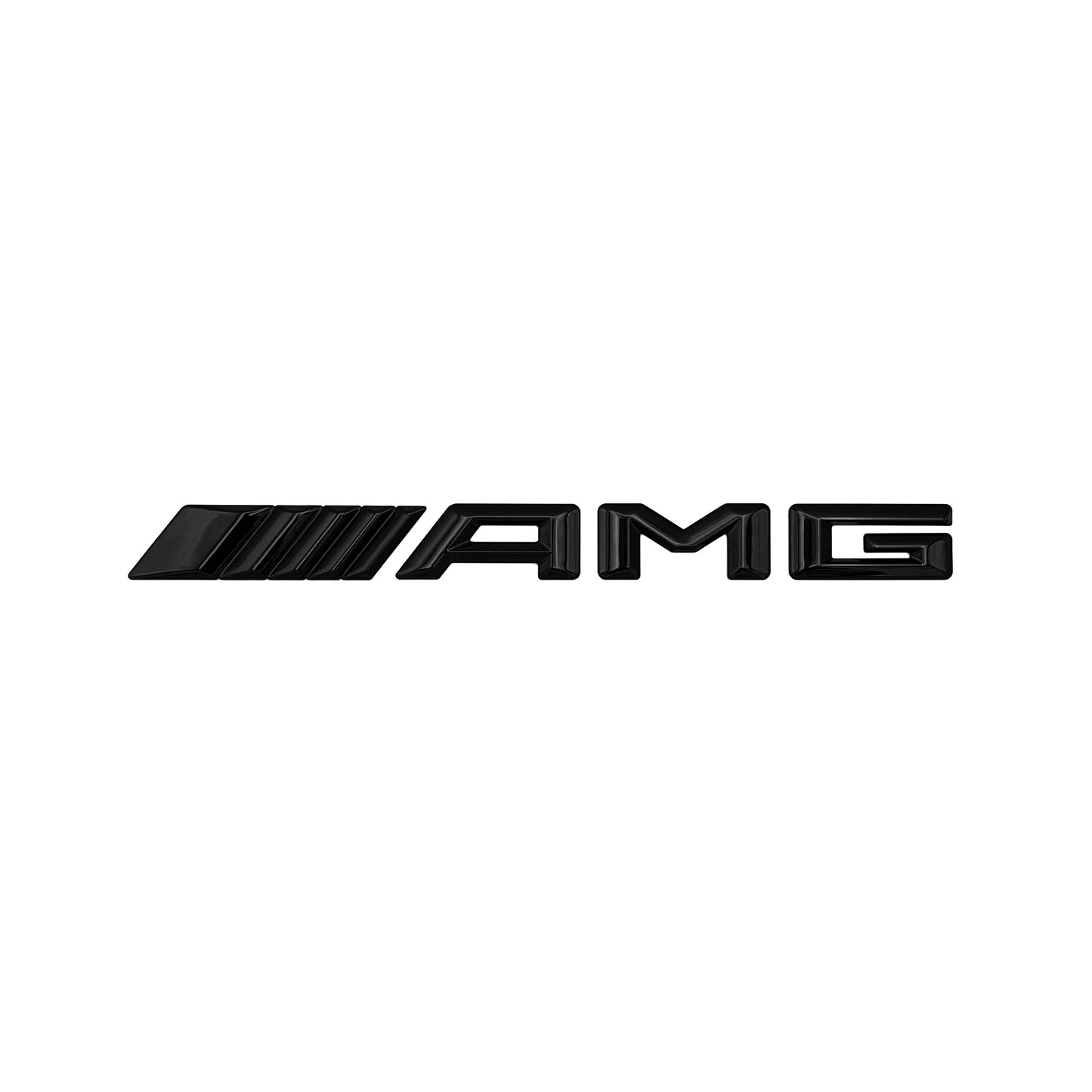 2014-2016 Mercedes-Benz AMG C E S SL Black Rear Emblem Trunk Badge 3D Gloss