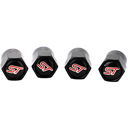 4x Black aluminium Tire Air Valve Cap For Most Dodge ST Cars, Trucks & SUVs