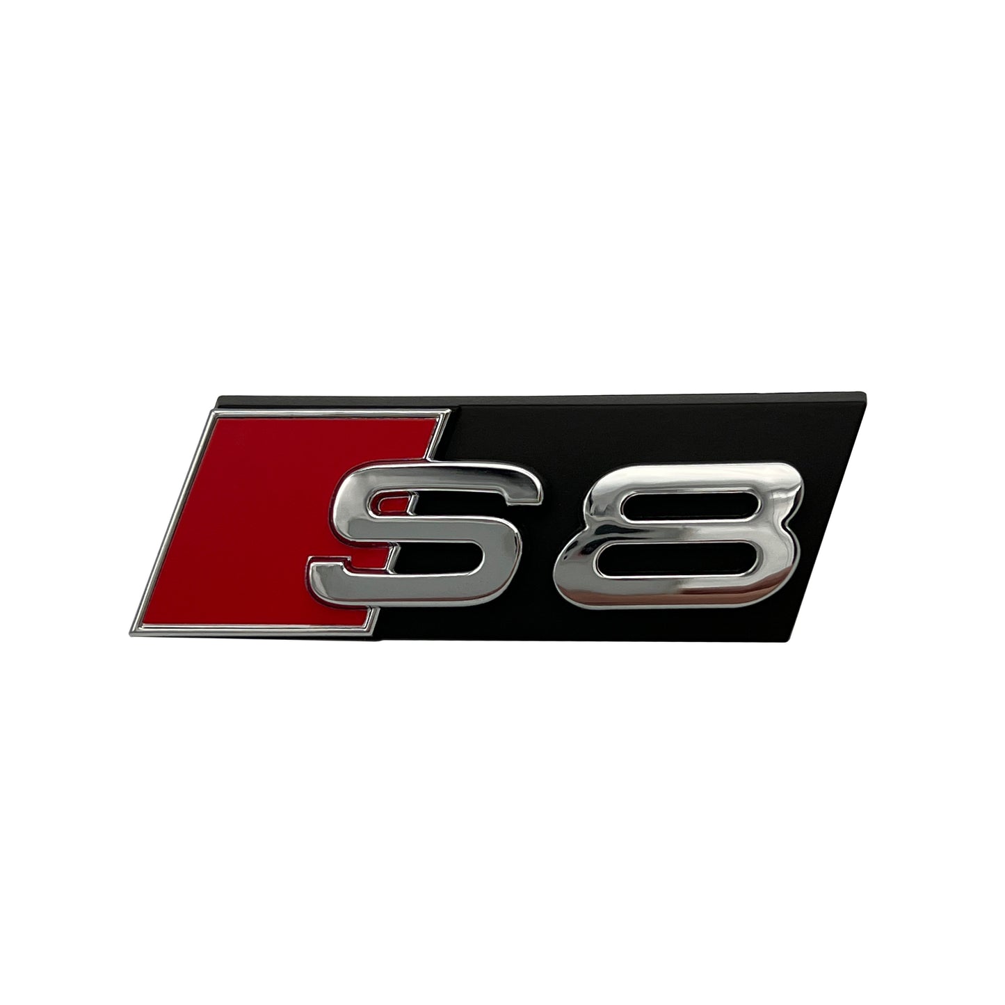 Audi S8 Front Grill Emblem Chrome fit A8 S8 Hood Grille Badge Nameplate OE Spec