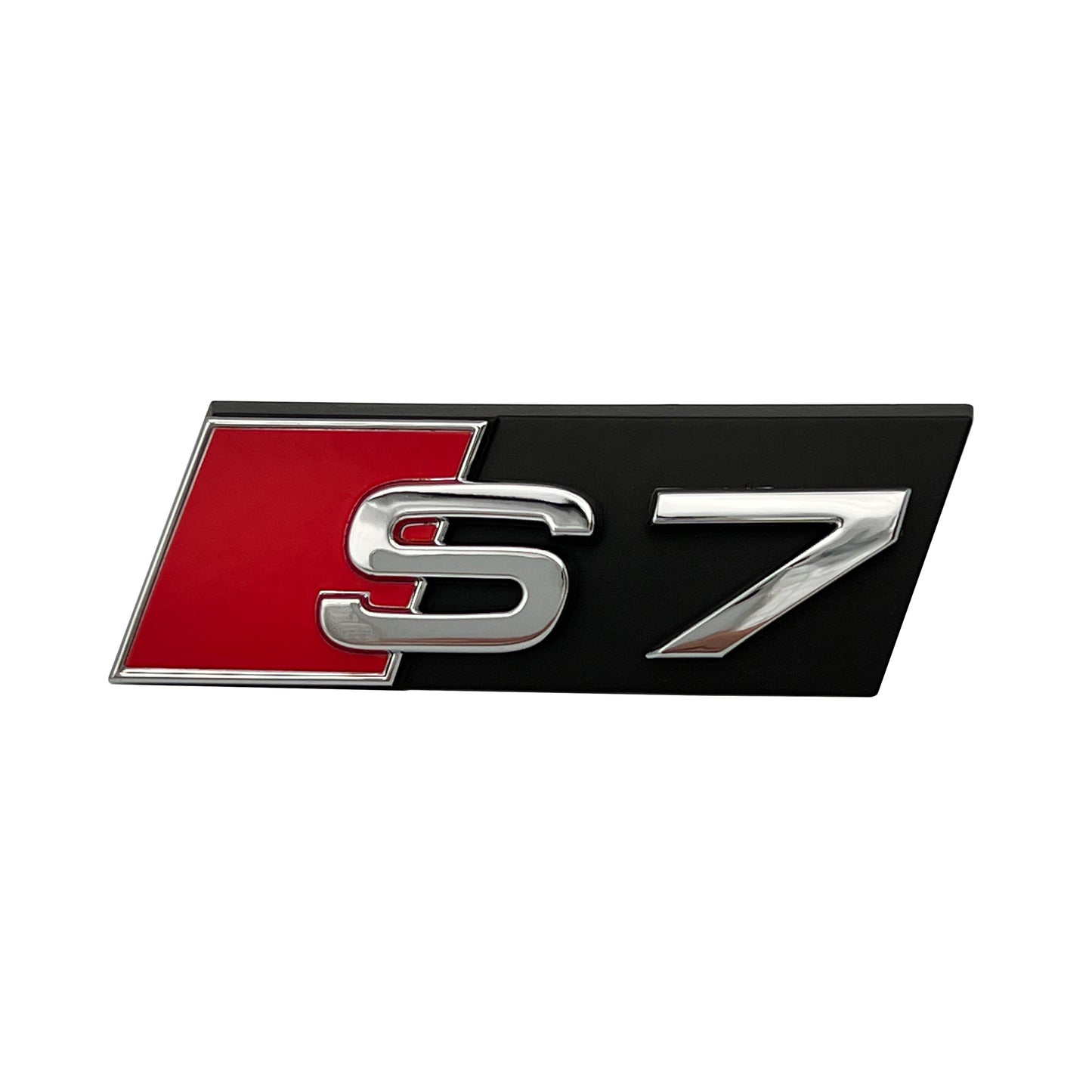 Audi S7 Front Grill Emblem Chrome fit A7 S7 Hood Grille Badge Nameplate