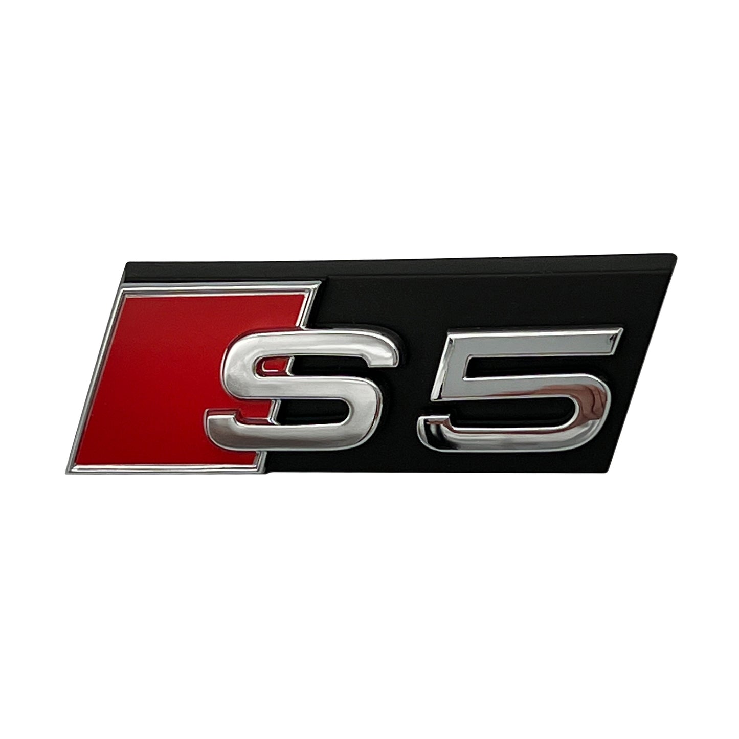 Audi S5 Front Grill Emblem Chrome fit A5 S5 Hood Grille Badge Nameplate OE Spec