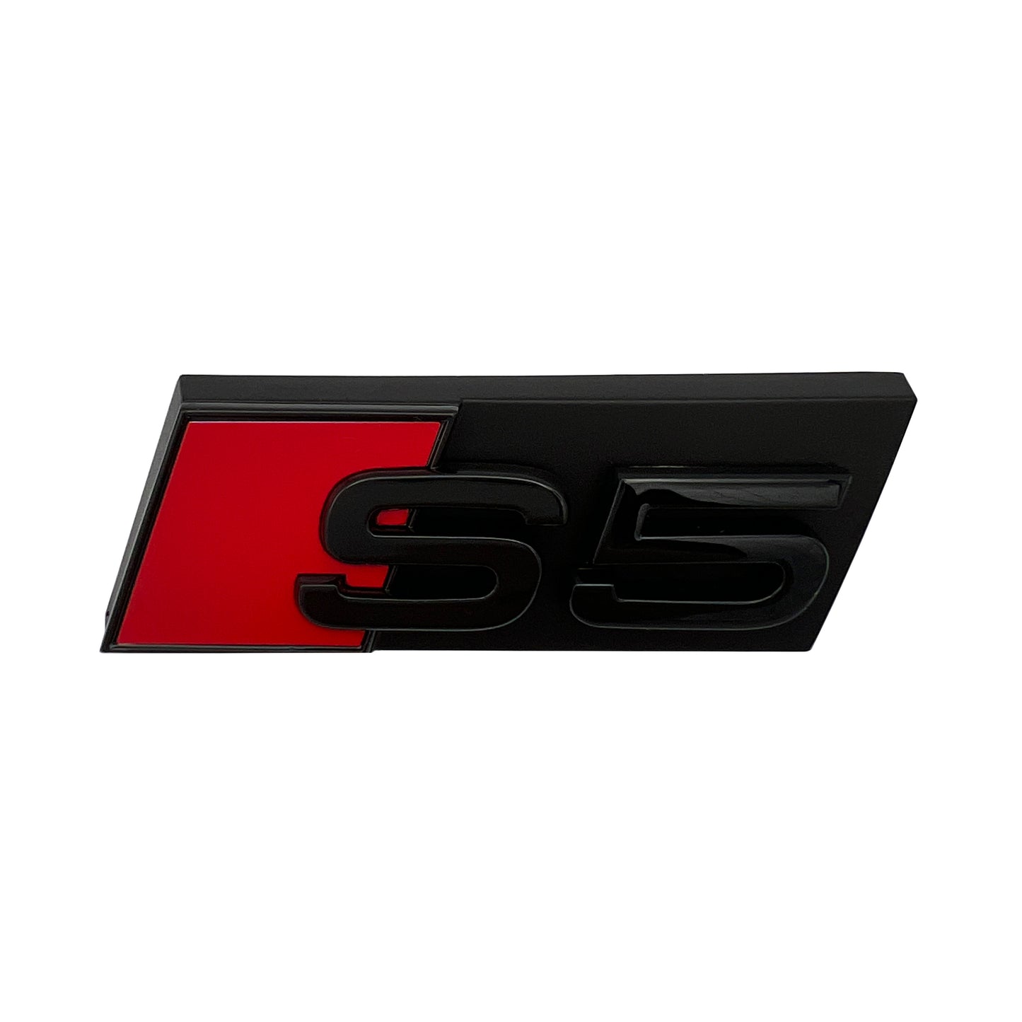 Audi S5 Front Grill Emblem Gloss Black for A5 S5 Hood Grille Badge Nameplate