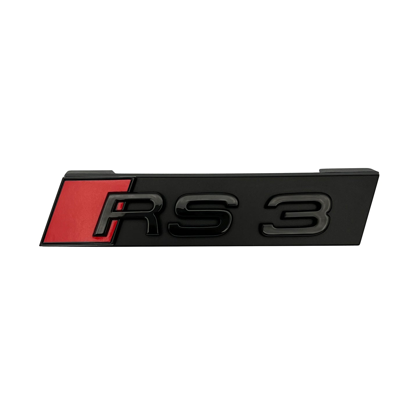 Audi RS3 Front Grill Emblem Gloss Black for RS3 A S3 Hood Grille Badge Nameplate