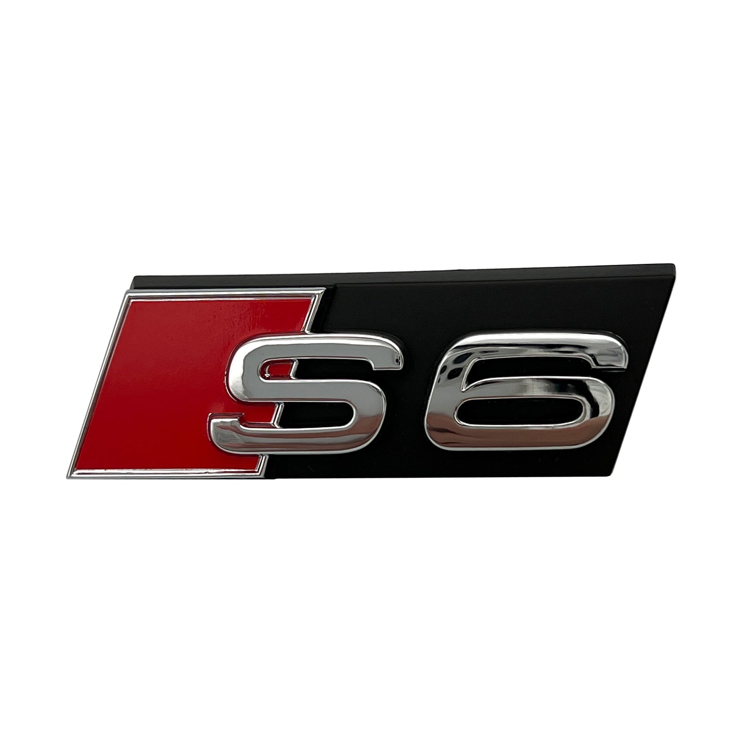 Audi S6 Front Grill Emblem Chrome fit A6 S6 Hood Grille Badge Nameplate OE Spec