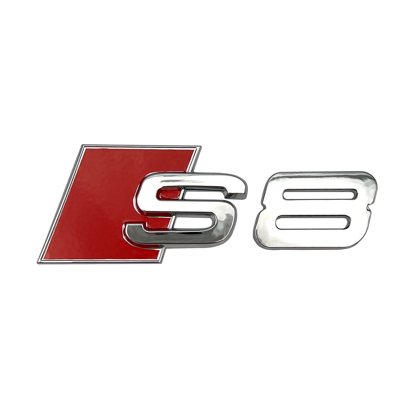 Audi S8 Emblem Chrome 3D Badge Rear Trunk Lid for S Line OEM Logo Nameplate A8