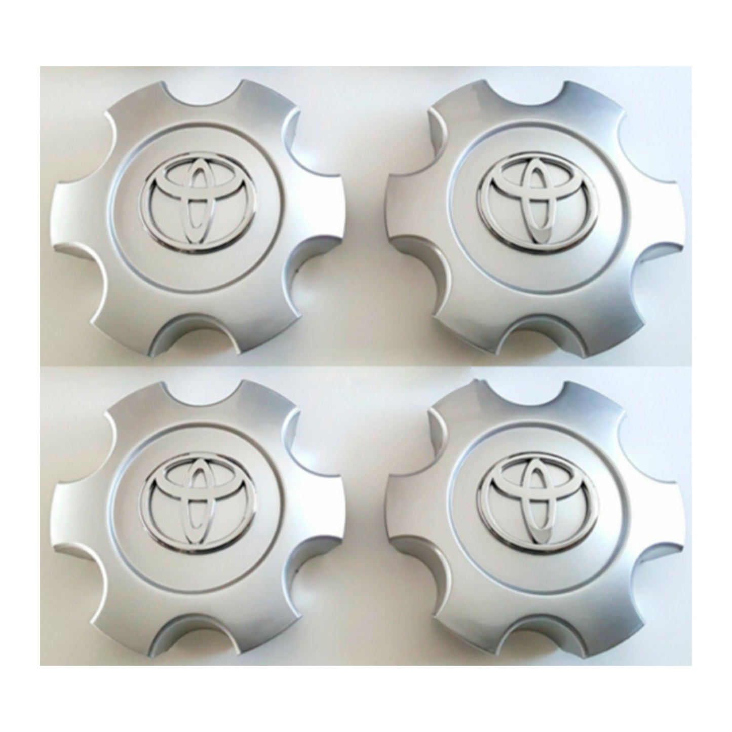 Toyota T69440 4X Sequoia Tundra 03-07 Wheel Center Hub Caps Silver