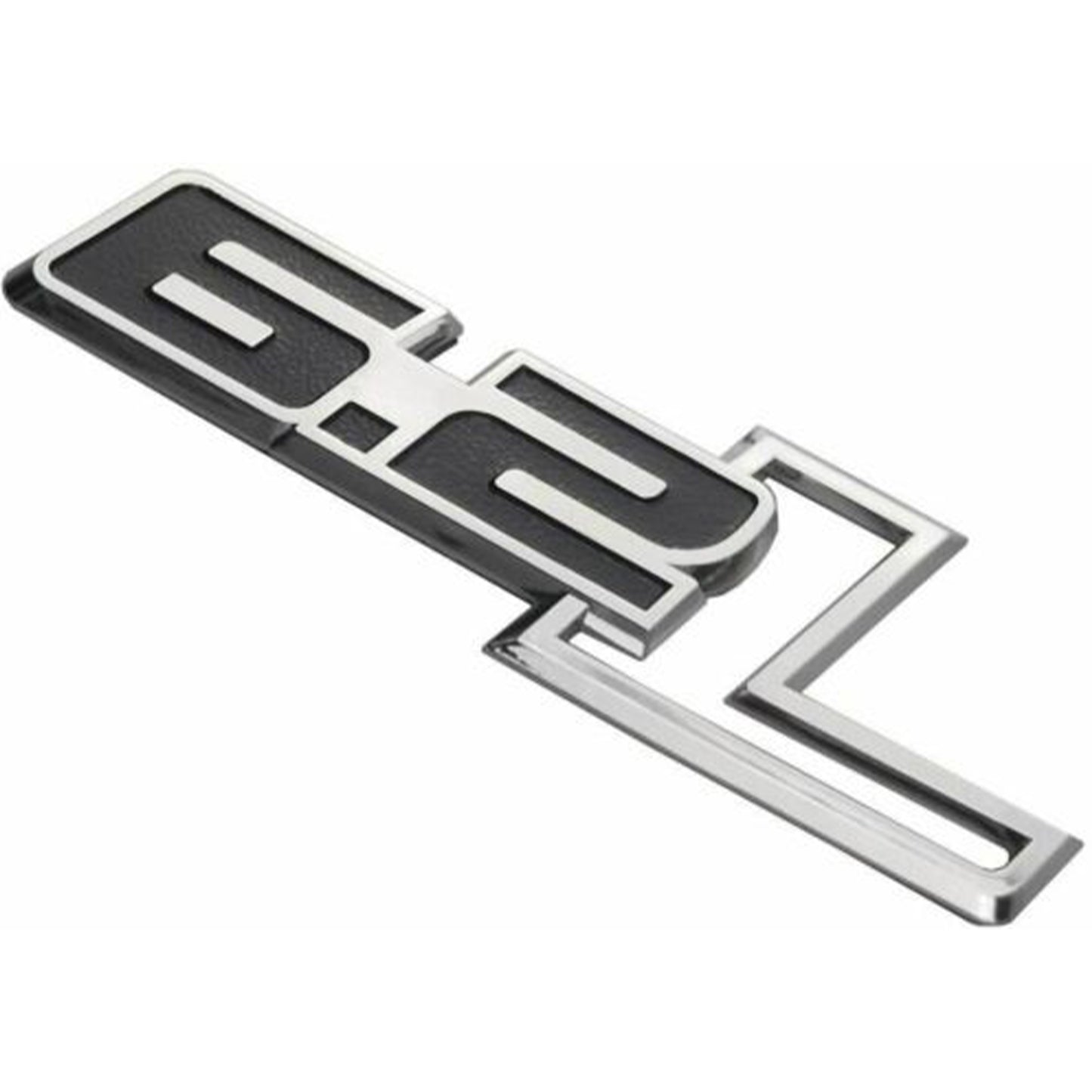 Ford Sierra Camaro Chevy Silverado F250 350 2x6.2L Chrome Black Badge Emblem Fits GMC
