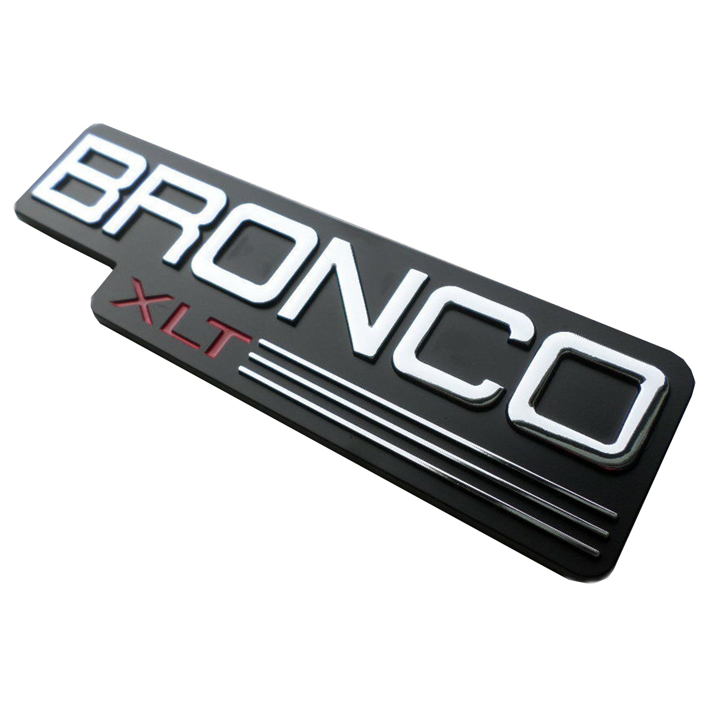 1992-1996 Ford Bronco Xlt Door Fender Emblem F4tb-16b114-ka Logo Nameplate Decal