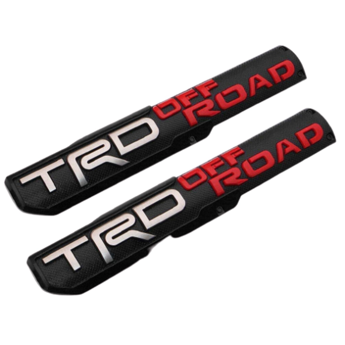 2x Trd Off Road Emblem Sticker Badge Fit All Toyota Sport Pro Sr5 V6 4x4 Trucks