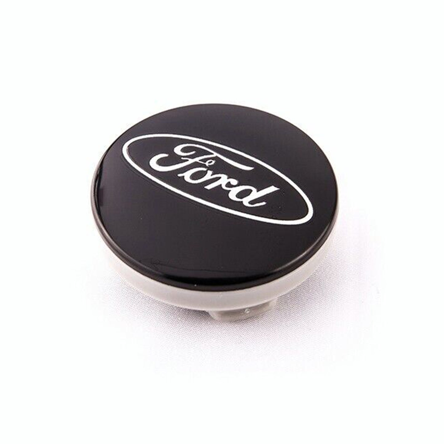 Ford Set of 4 Wheel Center Caps Black 54mm Rim Emblems Hubcaps Cover Logo 2 1/8"