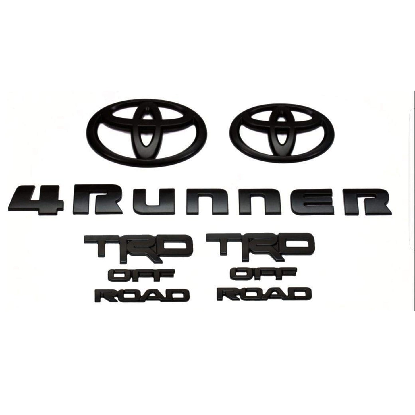 2010-2022 Toyota 4runner Trd Off Road Blackout Emblem Overlay Kit Genuine