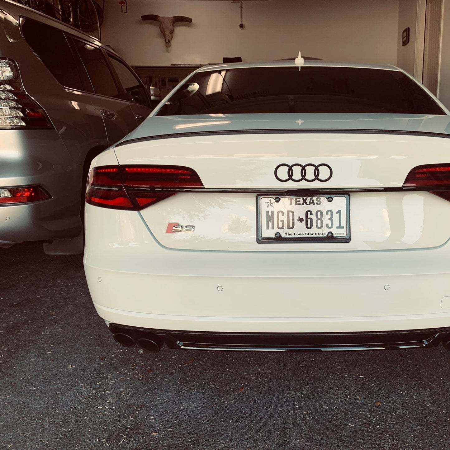 Audi S8 Emblem Chrome 3D Badge Rear Trunk Lid for S Line OEM Logo Nameplate A8