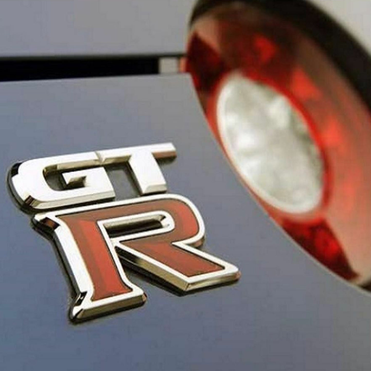 Nissan genuine R35 Skyline Rear GTR GT-R Emblem Badge OEM 6.3*4.7cm metal