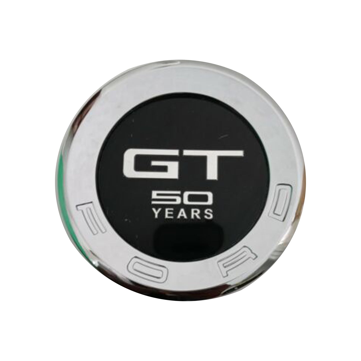 Ford Mustang Shelby Gt 50 Years Decal Chrome Trunk Deck Lid Emblem Badge 5.9"