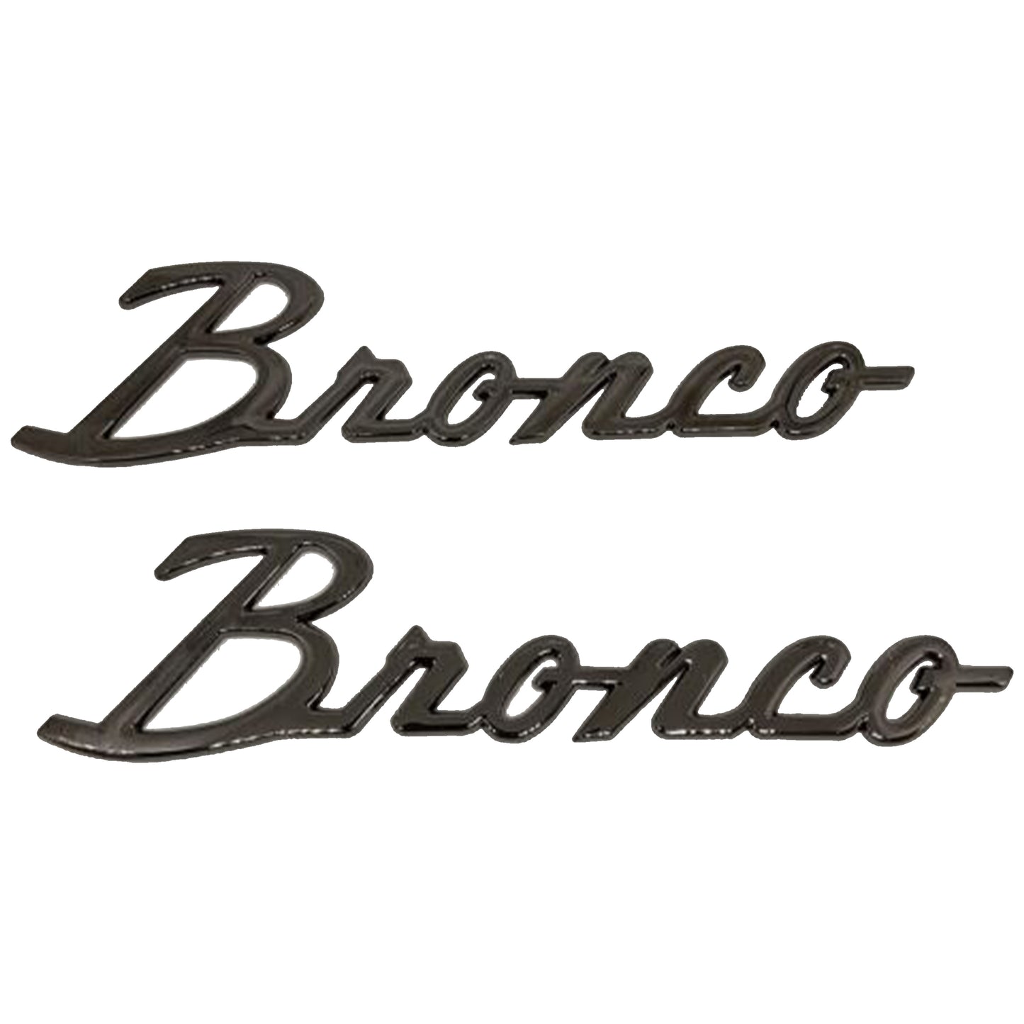 2021-2023 Ford Bronco 2PCS Tailgate Fender Classic Emblem Badge Matte Black