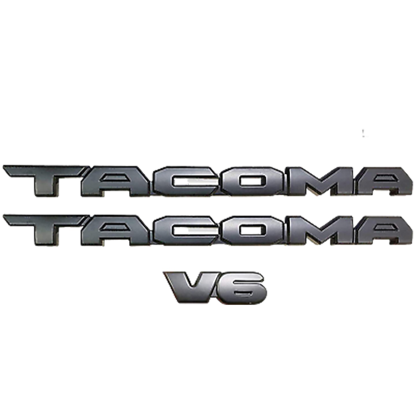 2016-2021 Toyota Tacoma Tag Matte Trd Off Road Blackout Emblem Overlay Kit Oem V6