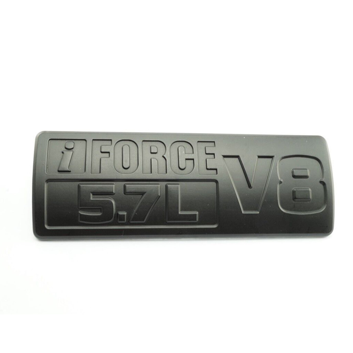 2007-2018 Toyota Tundra 3D Metal iForce 5.7 V8 Matt Black Emblem Badge 6.75" x 2.25"