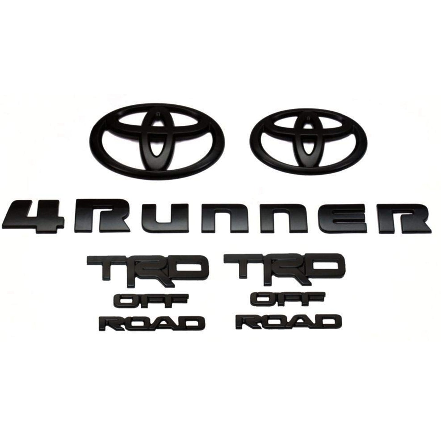 2010-2022 Toyota 4runner Trd Off Road Blackout Emblem Overlay Kit Genuin