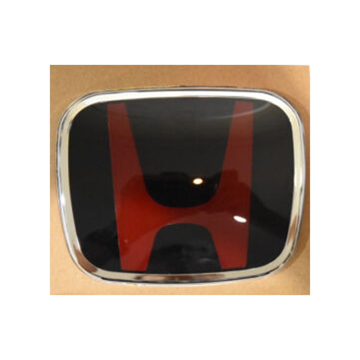 2006-2015 Honda Civic Sedan Speed Red Black H Emblem 2pcs Set Front & Rear 003-113*92mm