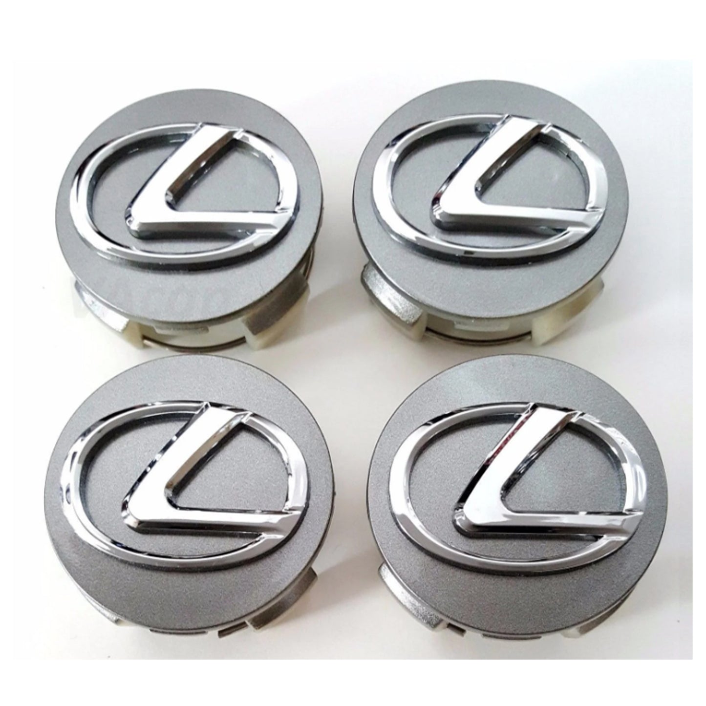 2006-2013 Lexus 4PC Silver Wheel Center Hub Caps 62mm Rim