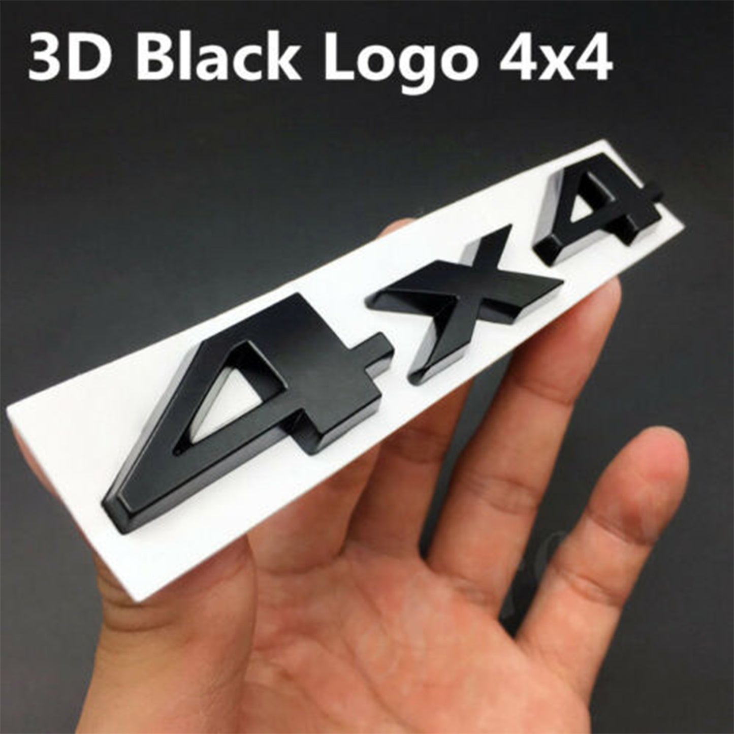 Toyota Tacoma Tundra Van Black 4X4 Logo Badge Trunk Fender Emblem Sticker