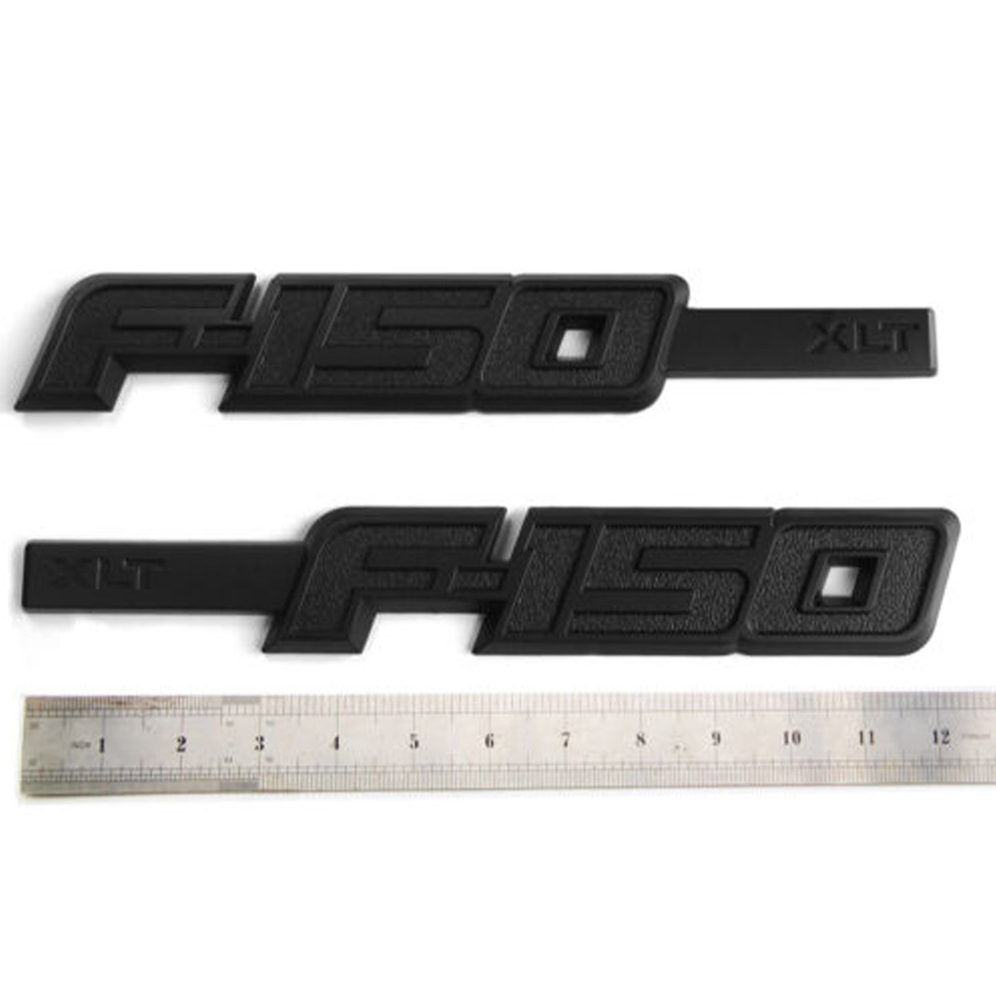 Ford F150 XLT Matte 9L3Z16720CB 3x OEM Black F-150 Badge Fender Emblems F 3D