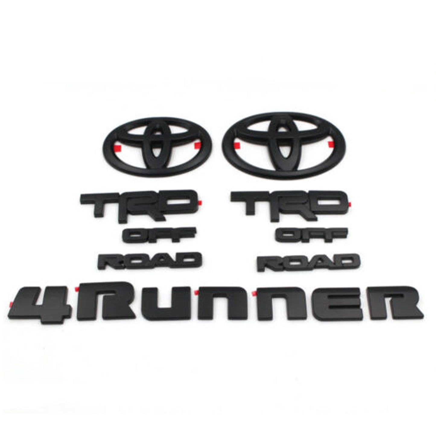 2010-2022 Toyota 4runner Trd Off Road Blackout Emblem Overlay Kit Genuine