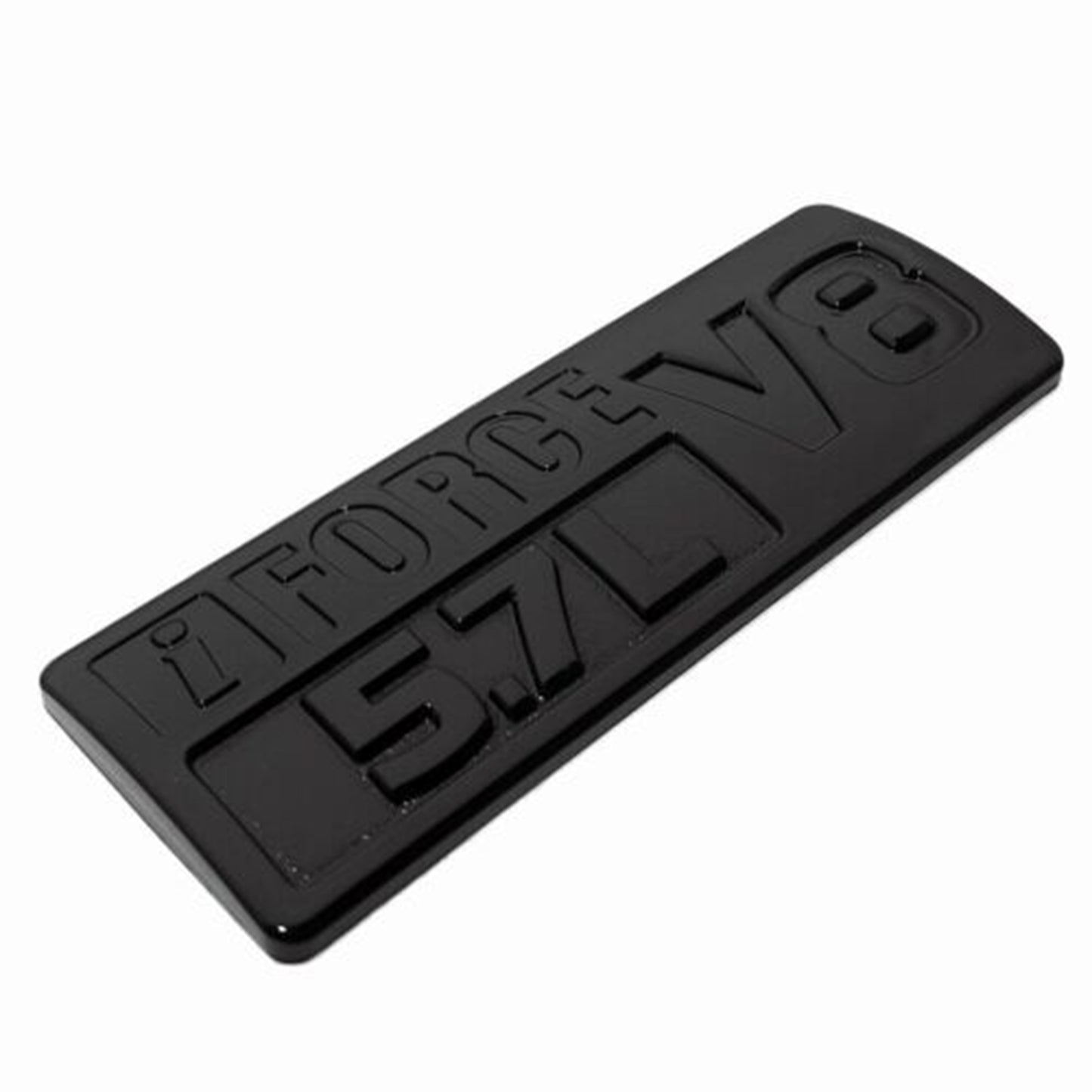 2007-2018 Toyota Tundra 3D Metal iForce 5.7 V8 Matt Black Emblem Badge 6.75" x 2.25"