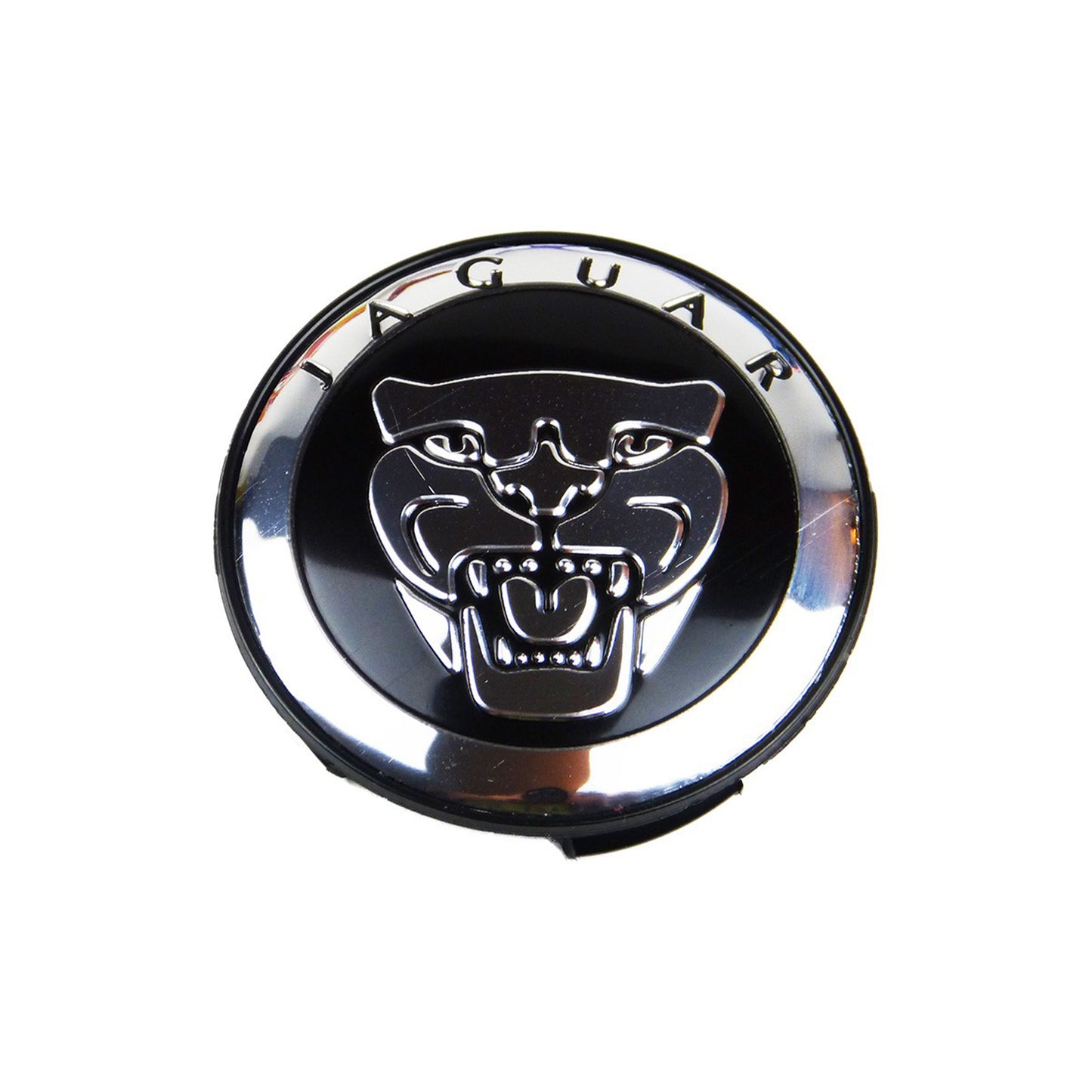 Jaguar XF XJ XE XEL XFL XJL XK 4PCS Black Silver Wheel Center Hub Cap 59mm
