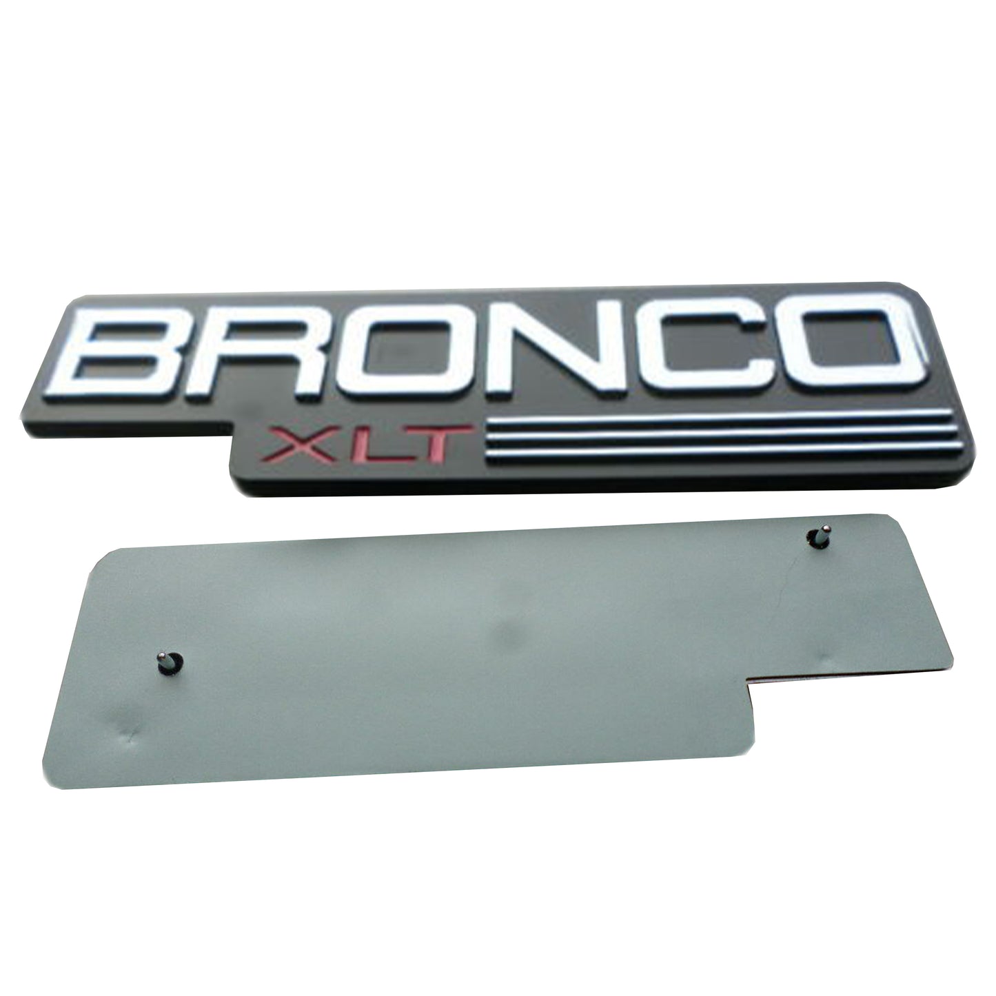 1992-1996 Ford Bronco Xlt Door Fender Emblem F4tb-16b114-ka Logo Nameplate Decal
