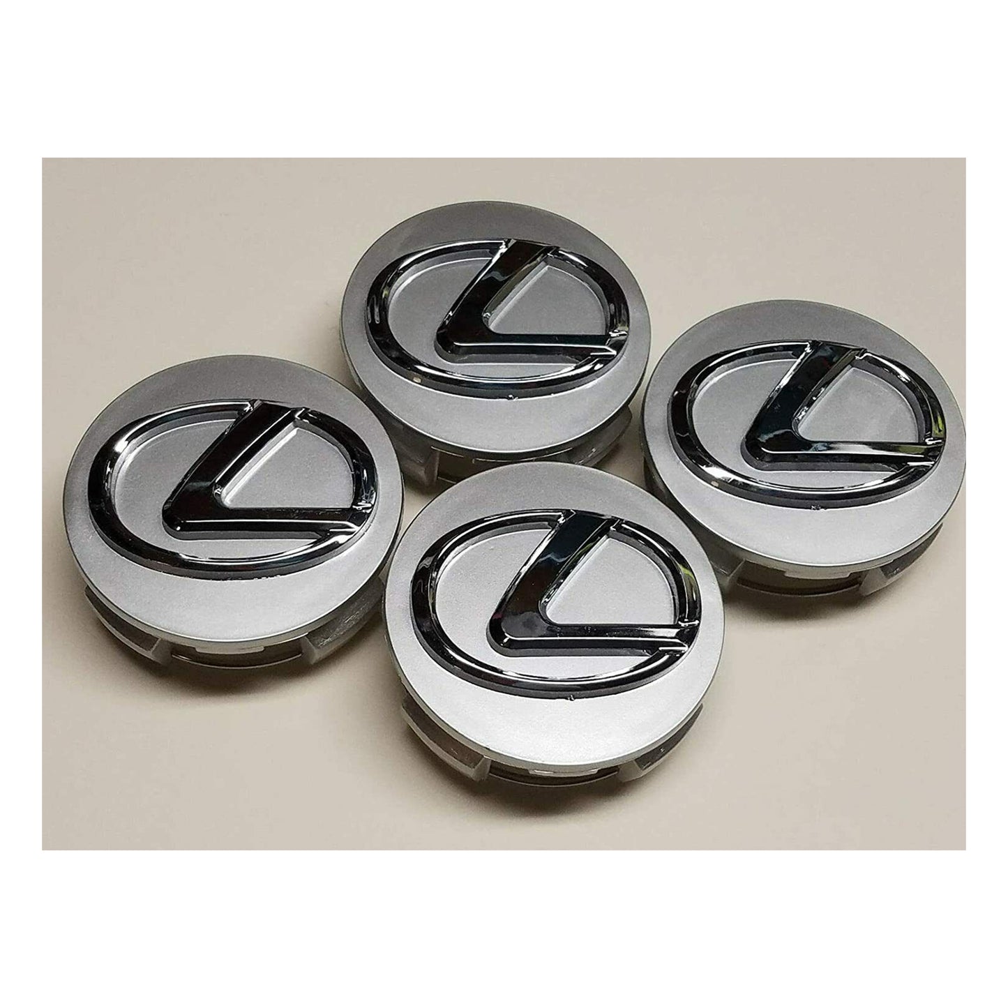 2006-2013 Lexus 4PC Silver Wheel Center Hub Caps 62mm Rim