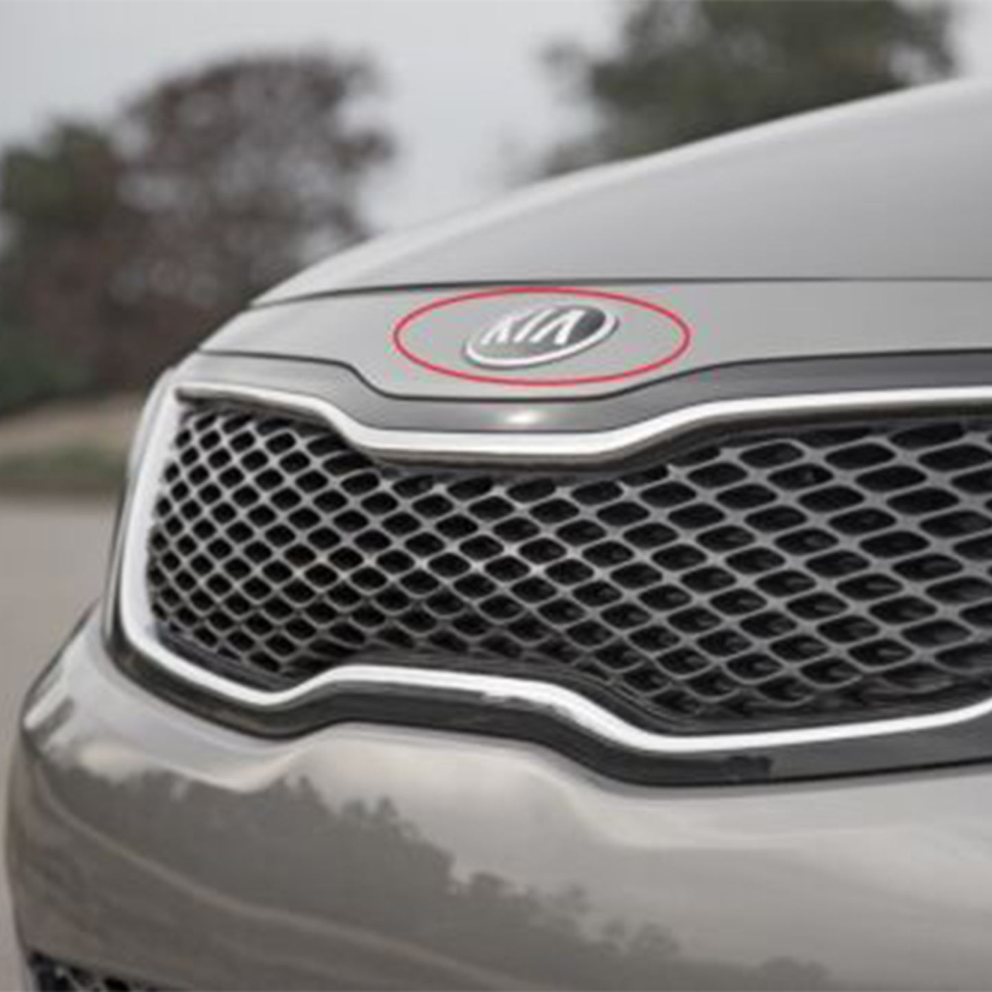 2011-2020 Kia Optima Genuine Front Bumper Emblem Hood Kia Logo Mark Badge Ornament 114*57mm