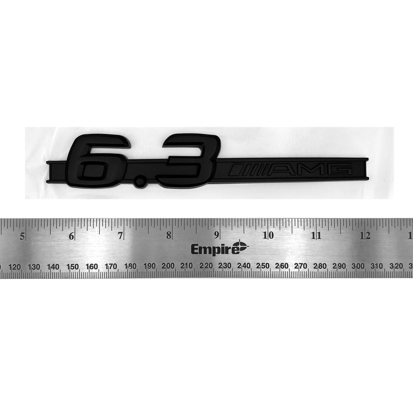 Mercedes Benz W204 C63 W212 E63 S63 6.3 OE AMG Side Emblem Matte Black Fender Badge