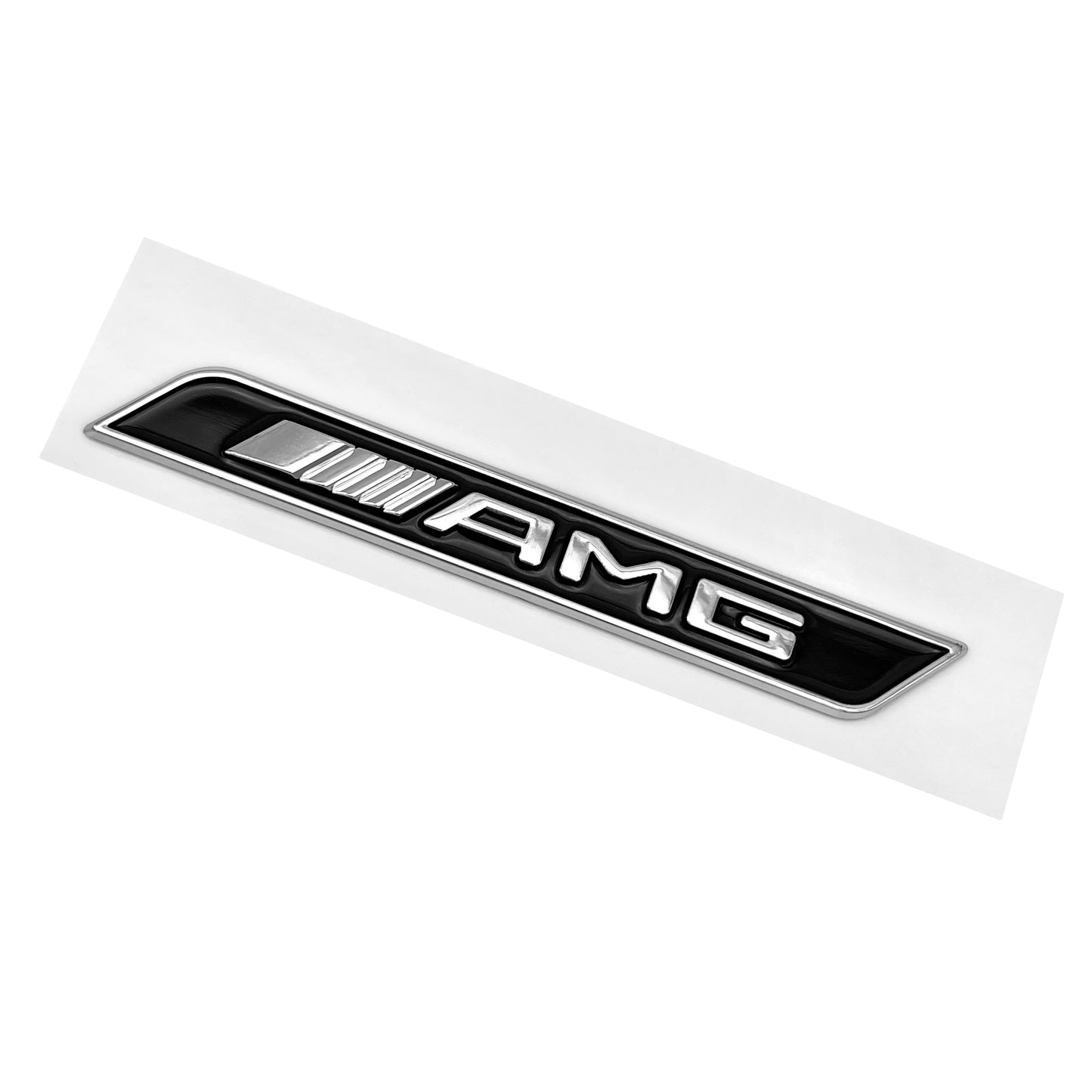 Mercedes Benz GLE C E S CL SL CLS AMG Side Emblem Black Chrome Fender Badge 3D