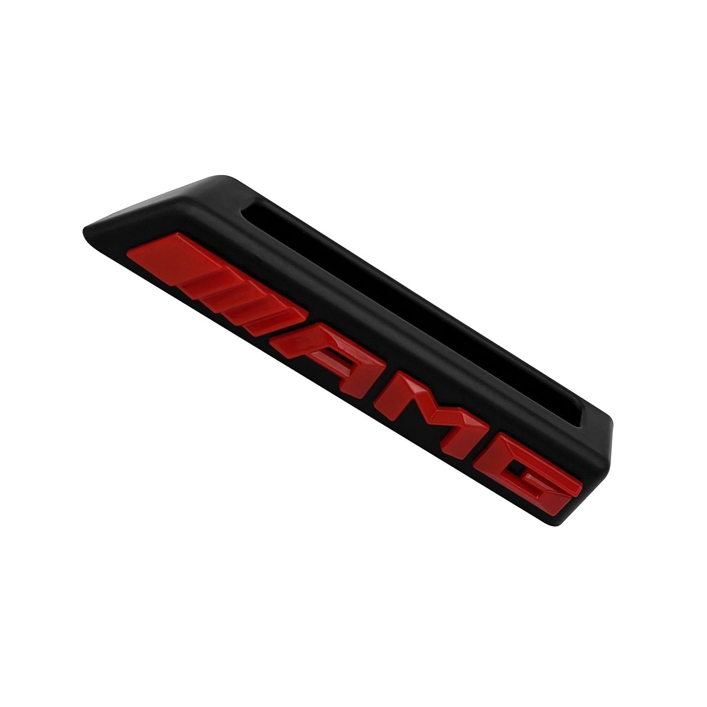 Mercedes Benz C43 E43 OEM AMG Front Diamond Grille Emblem Radiator RED Badge