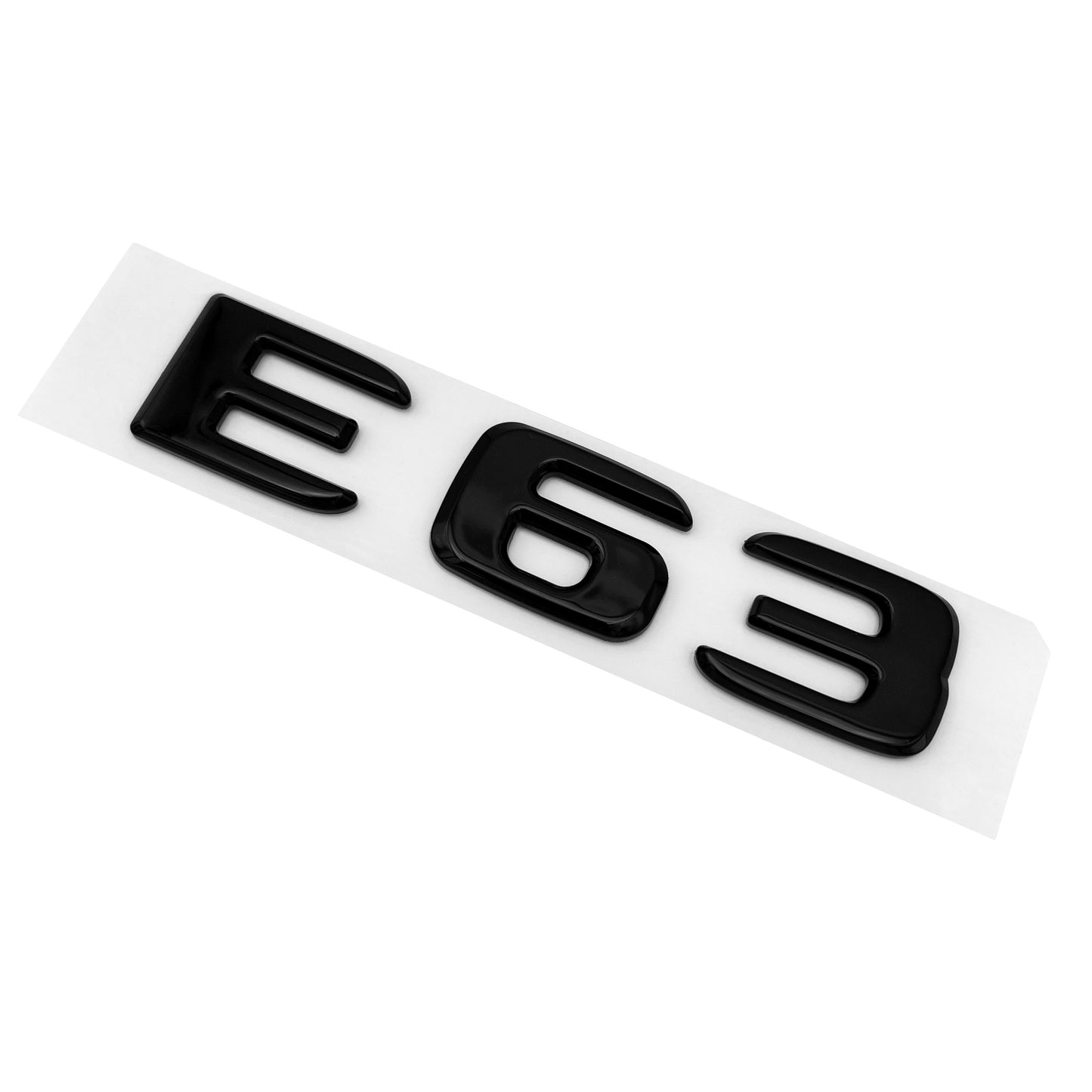 2017+ Mercedes Benz AMG E 63 Letter Emblem Gloss Black Trunk Rear Badge OEM