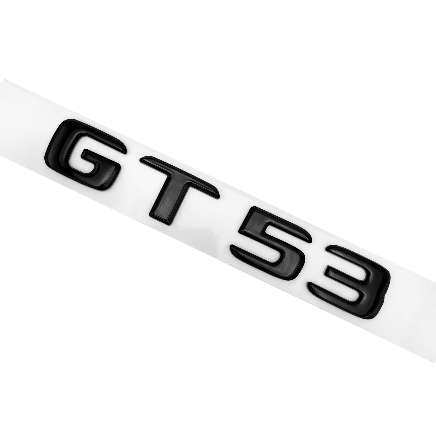 Mercedes Benz GT53 GT 53 OE AMG Spec Emblem Gloss Black 3D Trunk Rear Badge