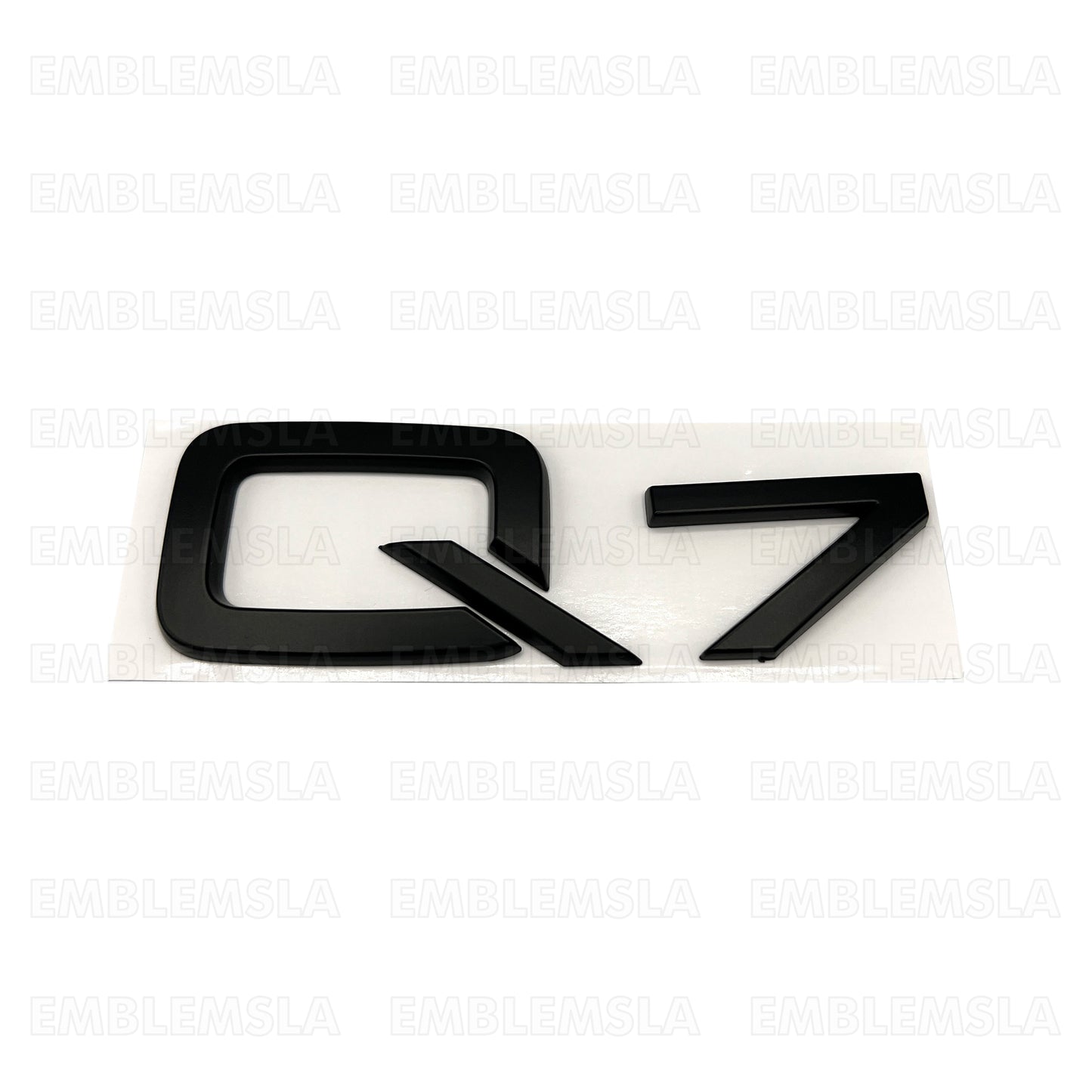 Audi Q7 Matte Black Emblem 3D Trunk Logo Badge Rear Tailgate Lid Nameplate SQ7