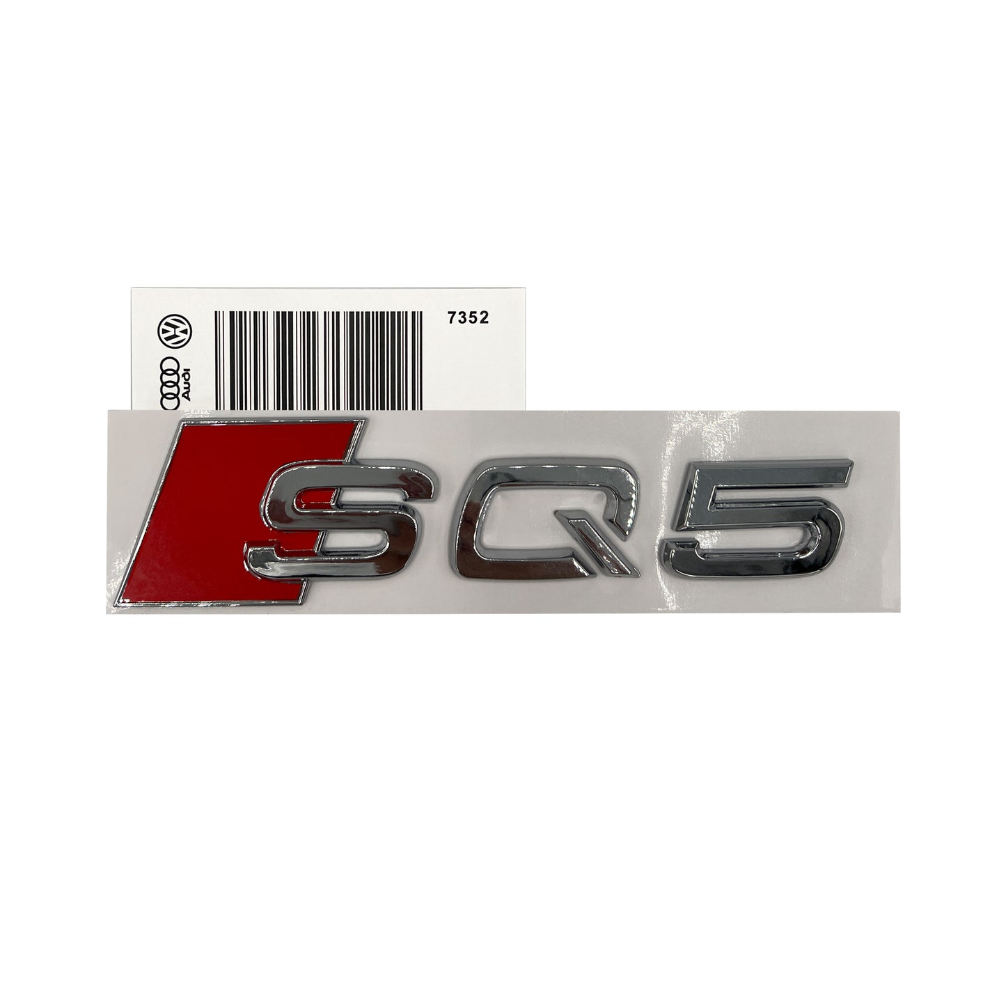 Audi SQ5 Chrome Emblem 3D Badge Rear Trunk Tailgate for Audi S Line Logo Q5 OE