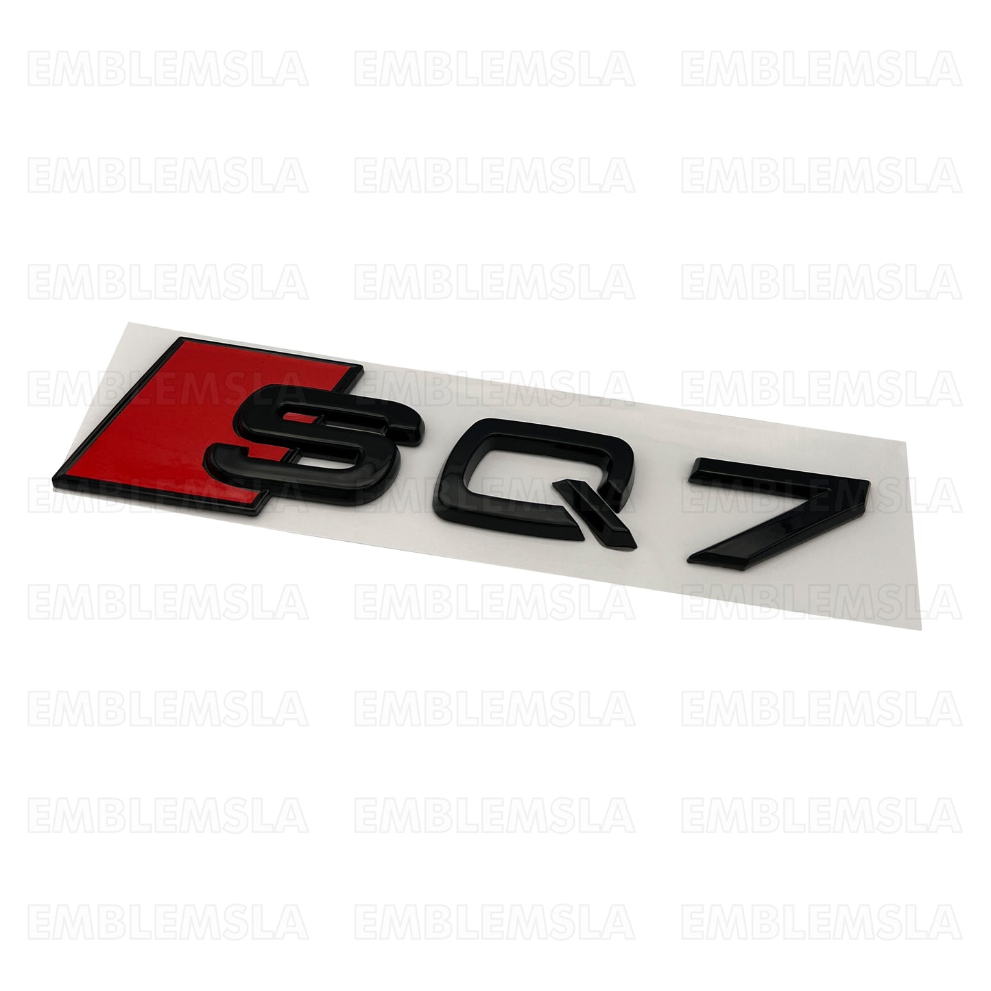 Audi SQ7 Gloss Black Emblem 3D Trunk Logo Badge Rear Tailgate Lid Nameplate Q7
