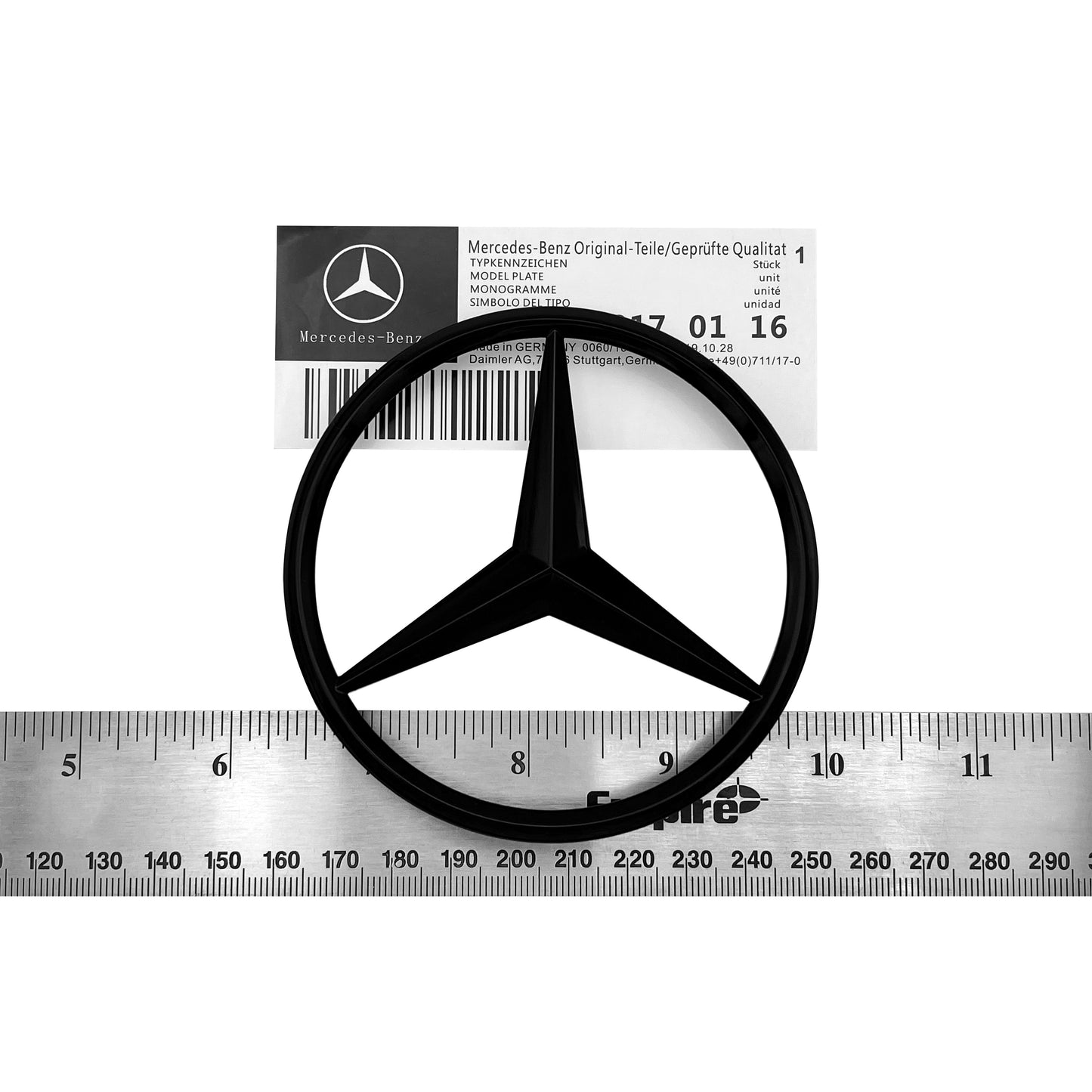 Mercedes Benz GLA GLA250 W156 GLA45 AMG Matte Black Star Trunk Emblem Rear Logo Badge