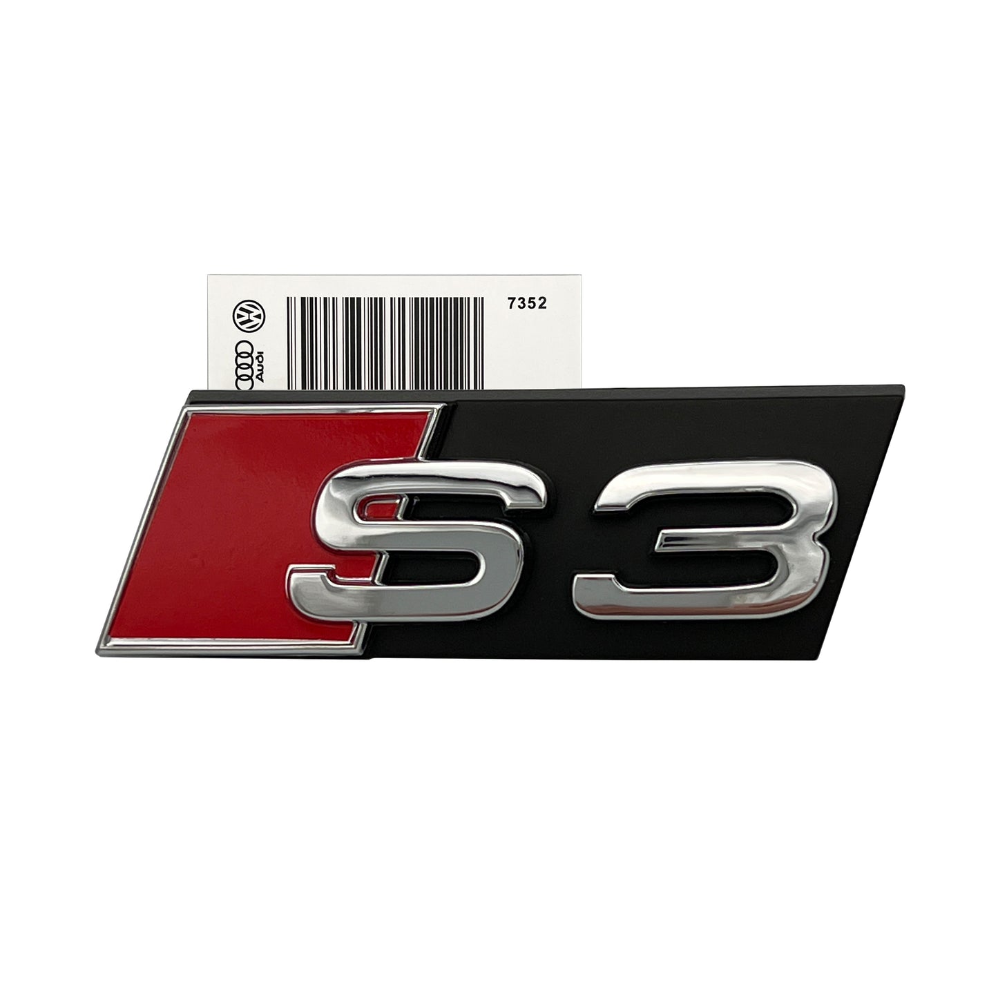 Audi S3 Front Grill Emblem Chrome fit A3 S3 Hood Grille Badge Nameplate