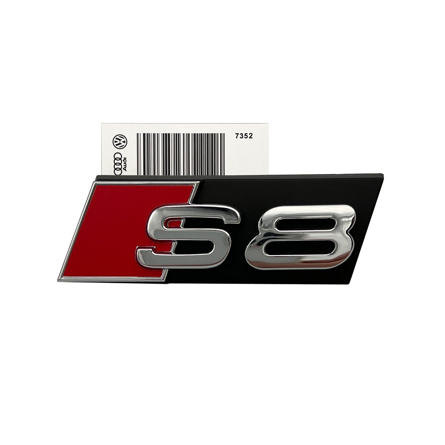Audi S8 Front Grill Emblem Chrome fit A8 S8 Hood Grille Badge Nameplate OE Spec