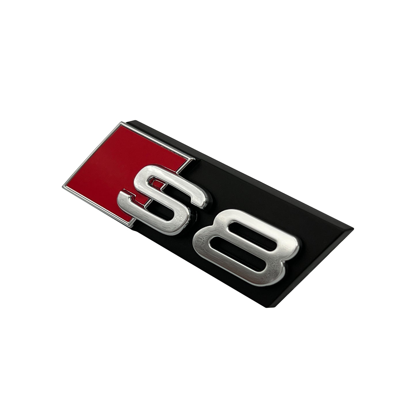 Audi S8 Front Grill Emblem Chrome fit A8 S8 Hood Grille Badge Nameplate OE Spec