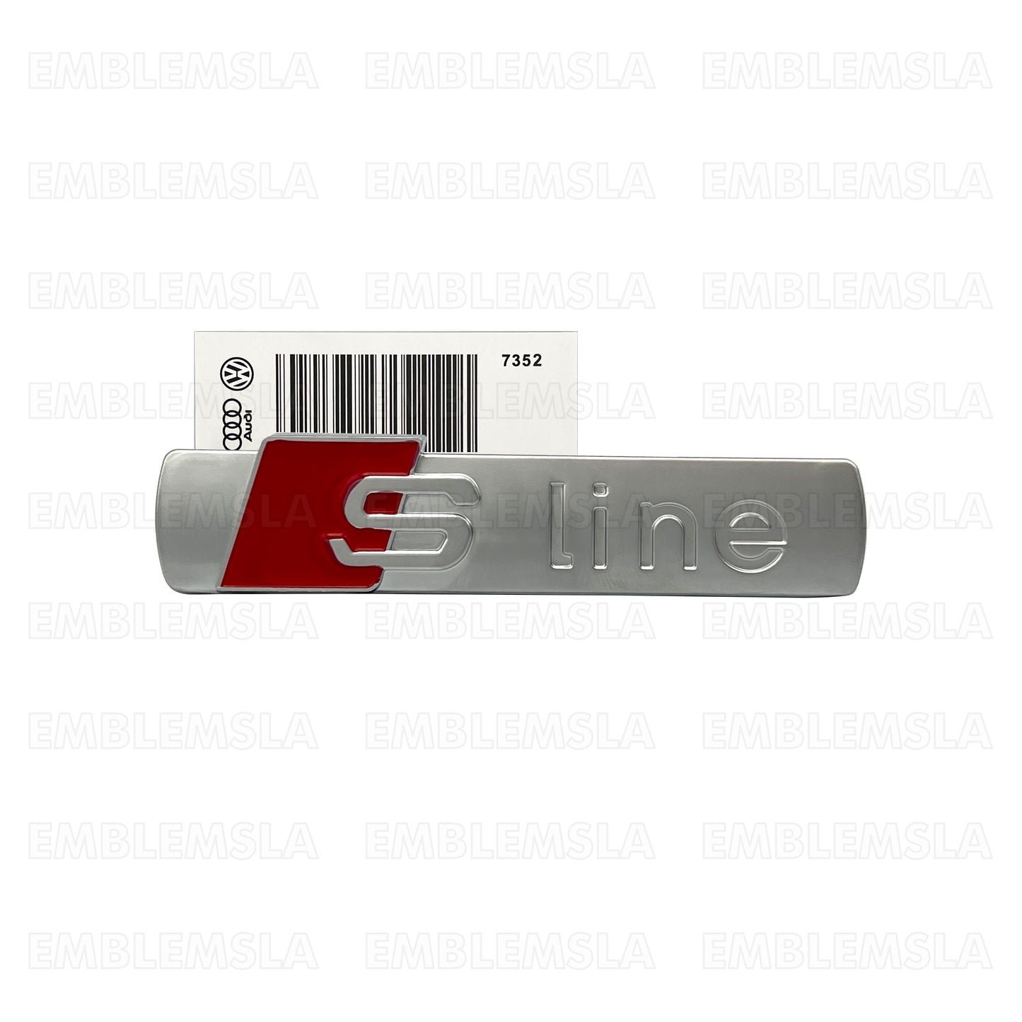 Audi S LINE Grill Emblem Front Hood Grille Badge for A3 A4 A5 A6 A7 Q3 Q5 Q7