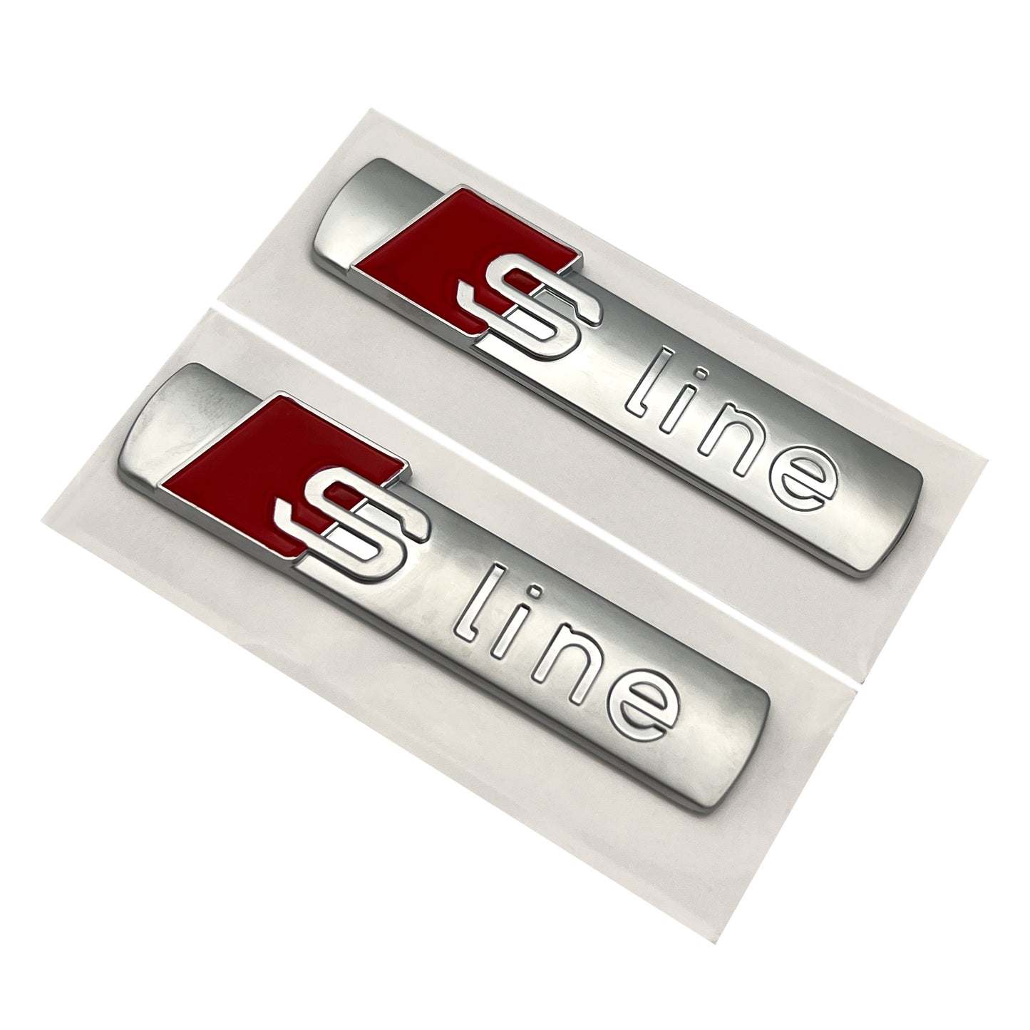Audi S-Line Side Emblem Fender OEM Sport Badge A1 A3 A4 A5 A6 A7 A8 Q5 Q7 TT