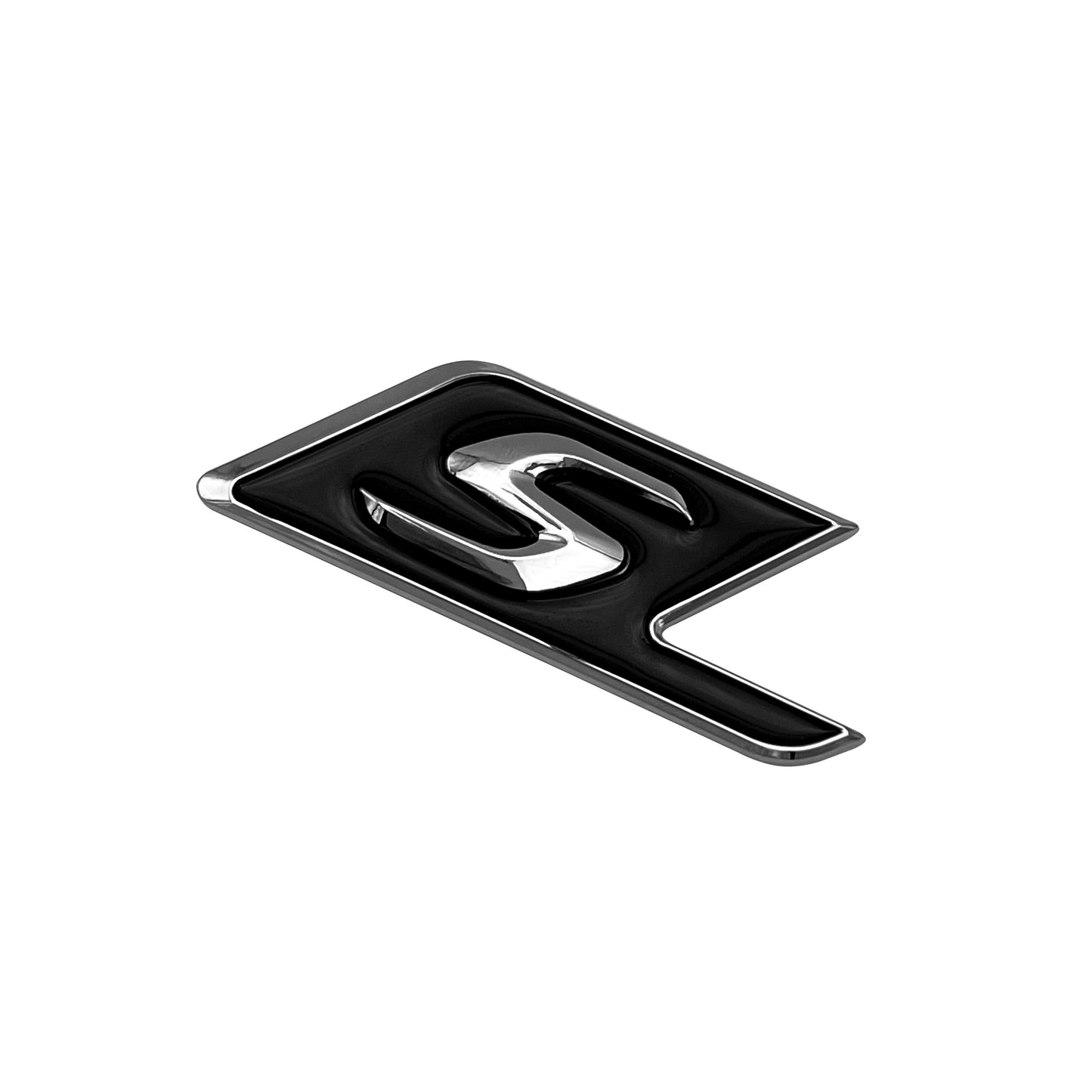 2017-2020 Mercedes Benz C63S E63S G63S S63S AMG S Emblem Black Chrome 3D OEM Trunk Badge