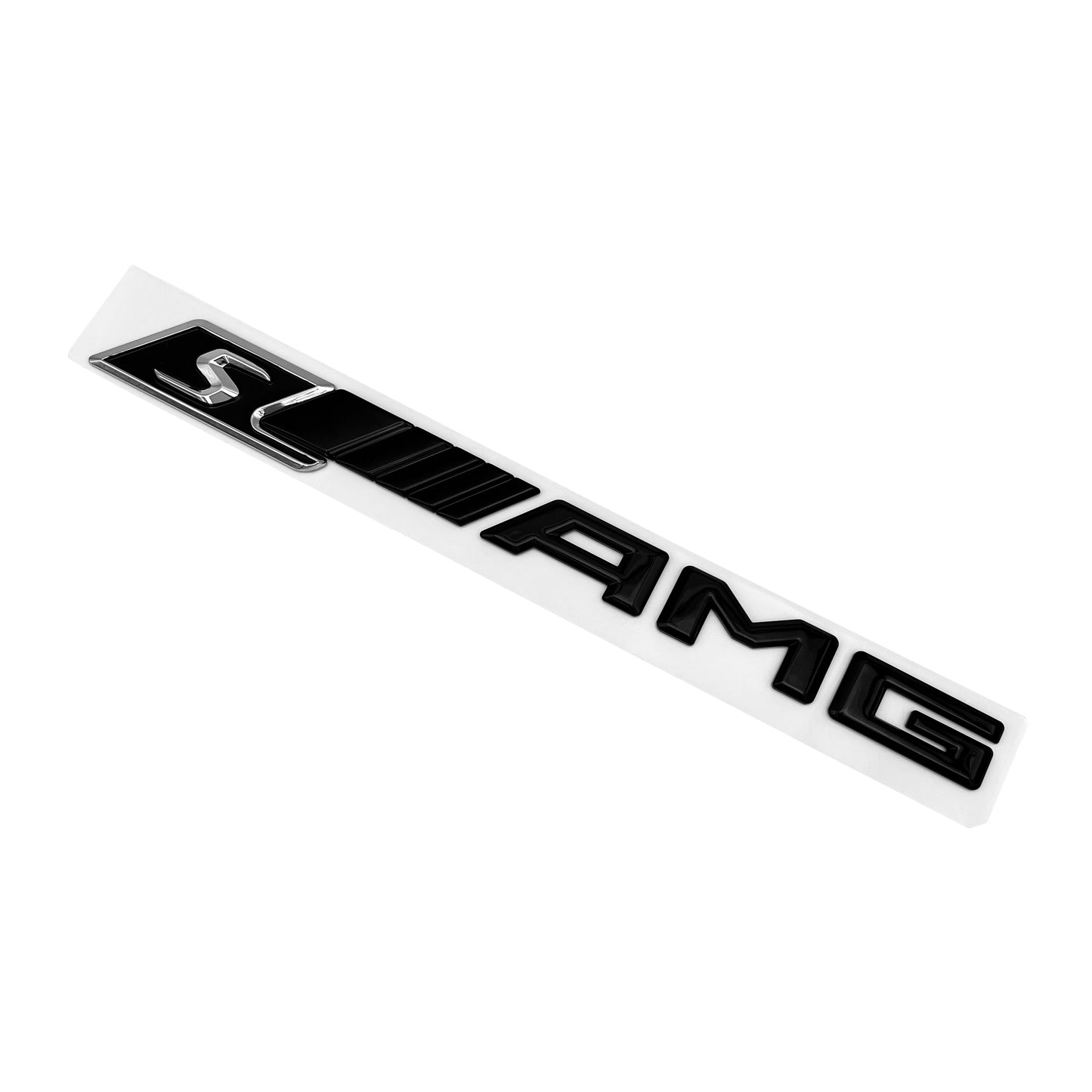 2014-2016 Mercedes Benz S C63S E63S AMG Emblem Gloss Black Chrome OEM Trunk Badge